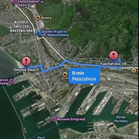 Przytulny Z Lazienka Dla Dwoch Osob W Centrum Gdyni & Free Parking Apartmán *
